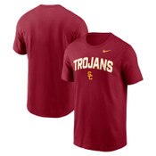 USC Trojans Men's Nike Cardinal Cotton Arch Stack T-Shirt